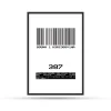 Bar kod 387 kupuj domaće personalizovani poster unikatni poklon Artilium