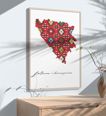 Cilim Bosna Poster mustra slika Artilium
